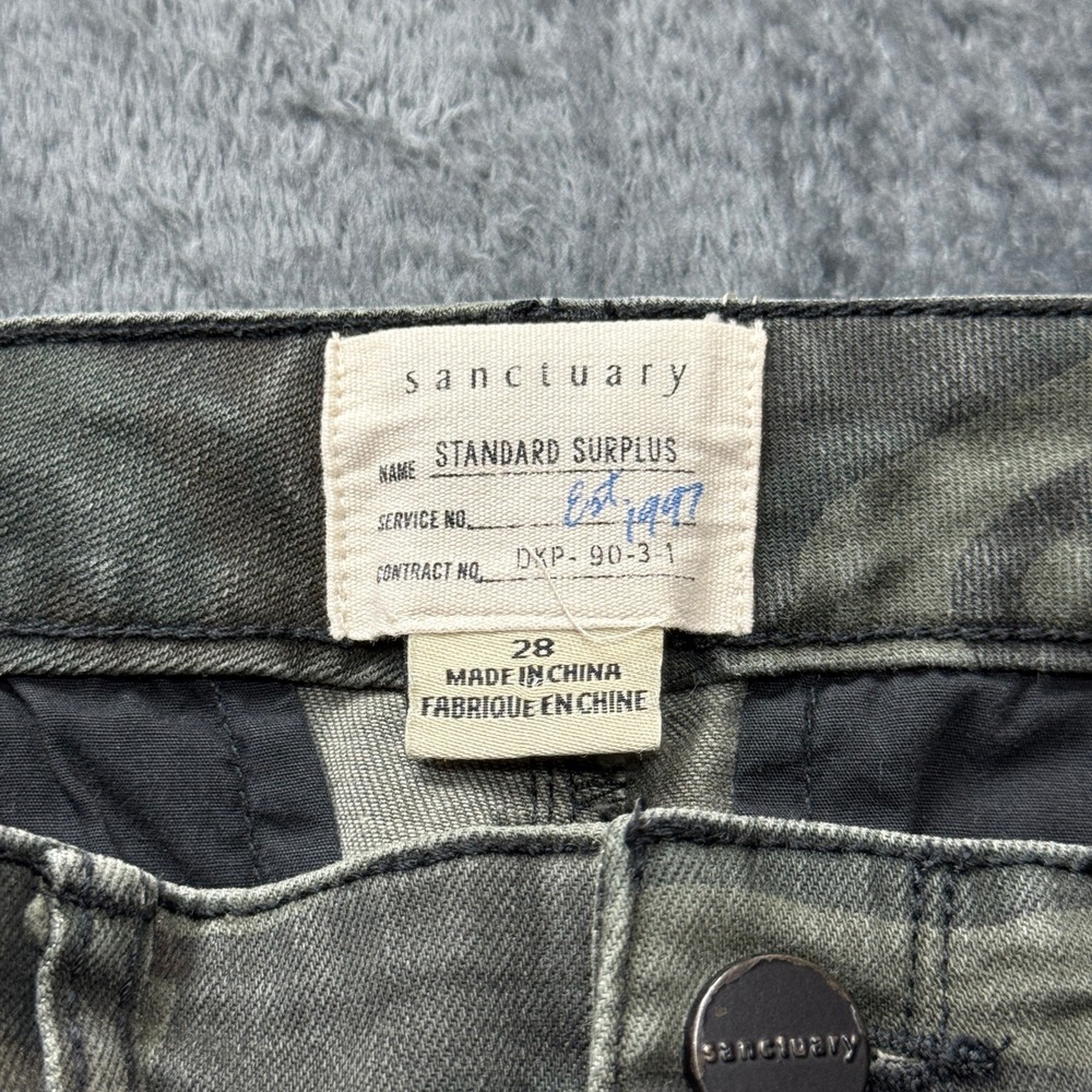 Sanctuary Standard Surplus Camo Ankle Zip Utility Pants - Picture 3 of 16